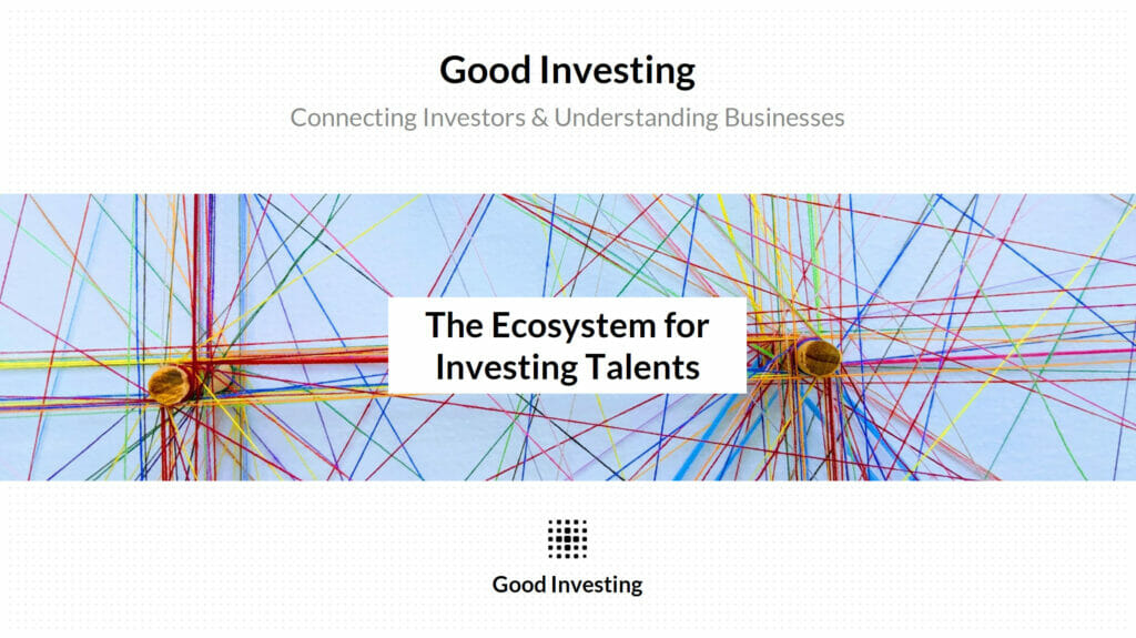 Good Investing Supporters Club - Presentation
