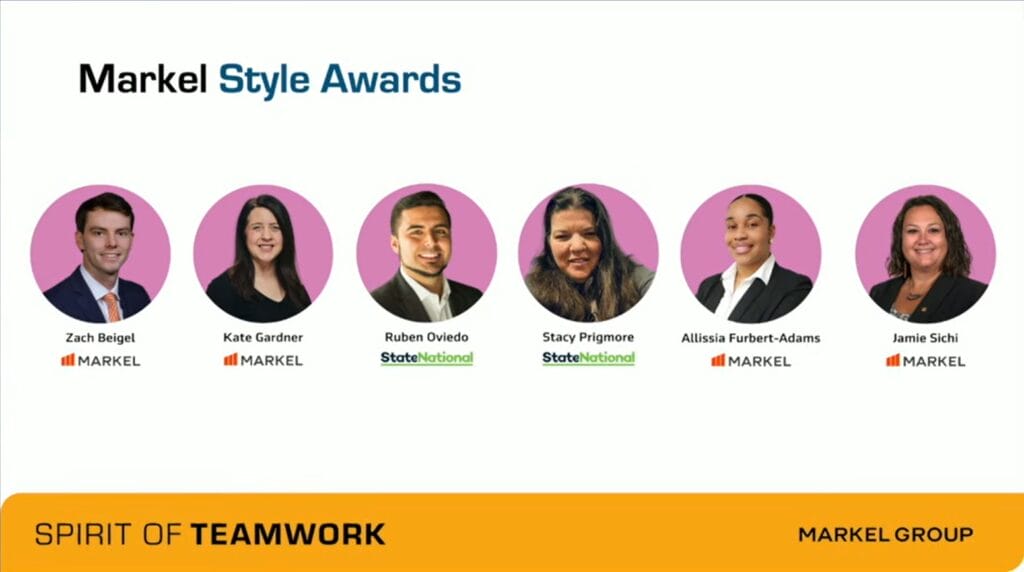 Markel Reunion 2026 Transcript - Markel Annual Meeting 2026 - First Group of Style Award Winners