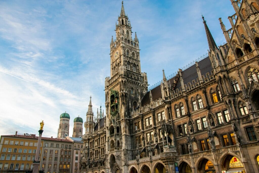 Munich's New Town Hall at Marienplatz