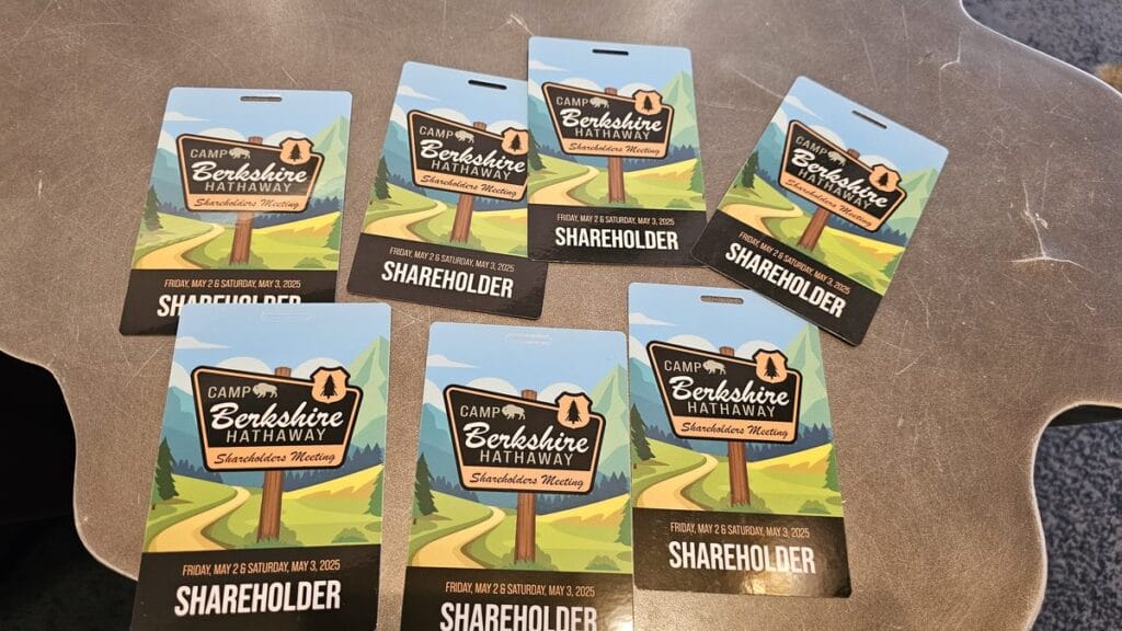 Camp Berkshire shareholder credentials for the 2025 Berkshire Hathaway annual meeting