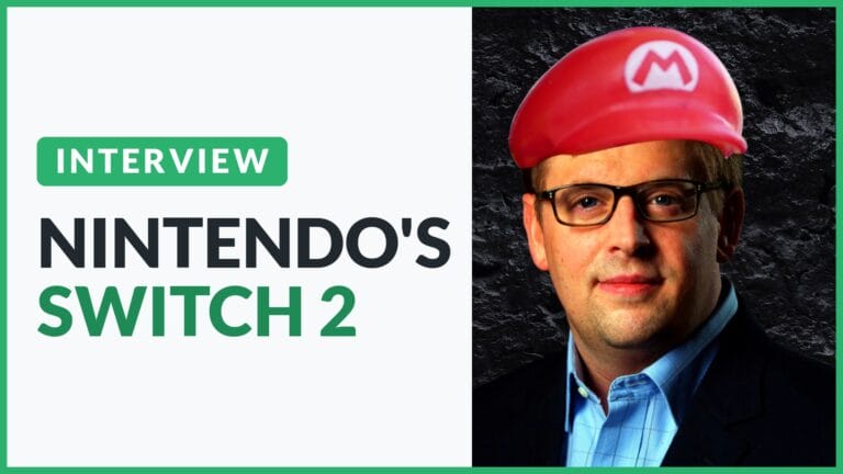 Ryan O'Connor with a Mario cap, text: Nintendo's Switch 2